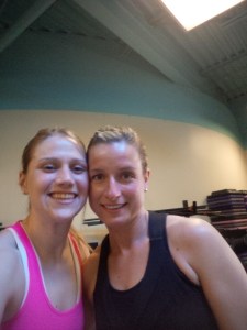 Sara and Maggie Pre Workout