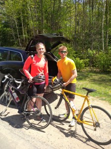 Sara Neil Bike Finish