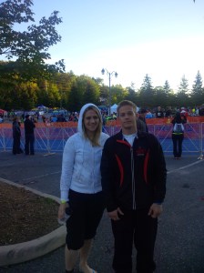 Neil and I pre-race